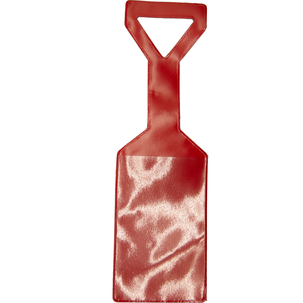 Plastficka Bagage med integrerad hål, CR80 format