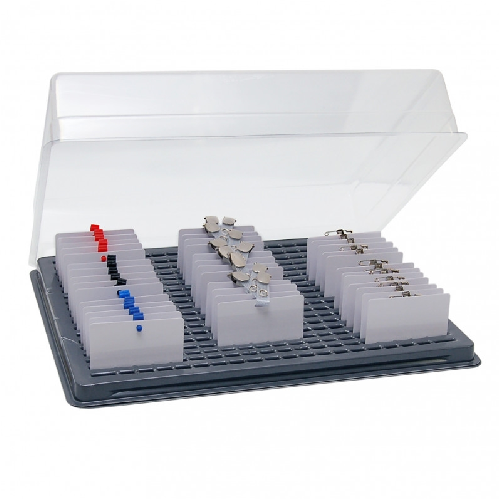 Badgebox (80 plastkort) <br> ART.NR 19222-0000