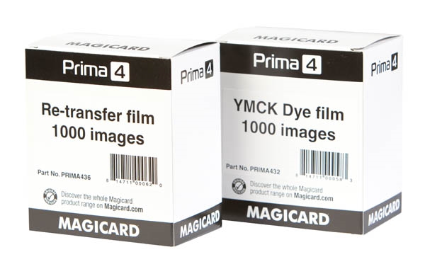 Färgband, YMCK+Re transfer, Magicard <br> Art.nr 96510-1000
