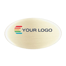 Namnbricka Metall Exclusive, oval