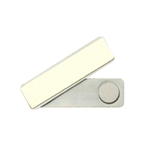 Självhäftande magnet på metallbas, 13x45 mm <br> Art.nr A0019