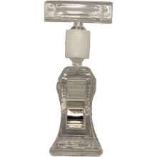 Priskortshållare, liten klämma <br> Art.nr B0045